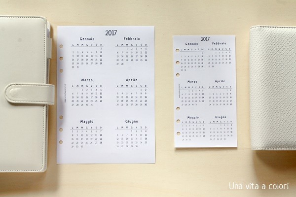 calendario annuale agenda