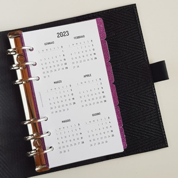 2023 calendario annuale ricambio agenda